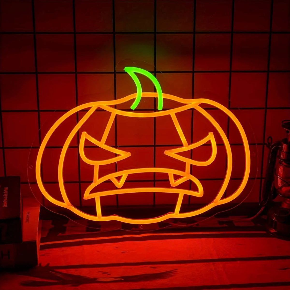 Pumpkin Neon Sign LED Neon Light for Wall Decor