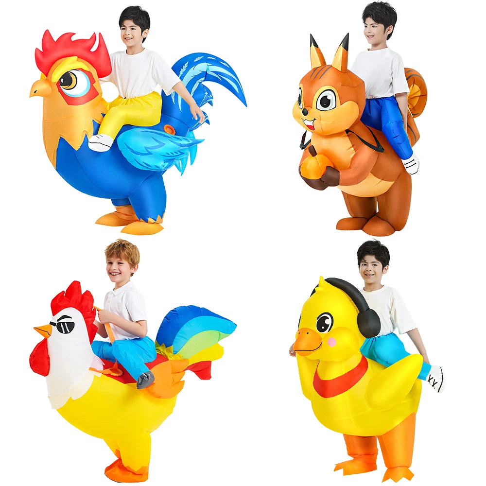 Kids' Dinosaur Inflatable Costume Cosplay Suit