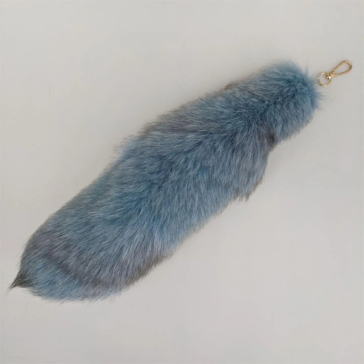 Natural Fox Fur Tail Keychain Cosplay Accessory