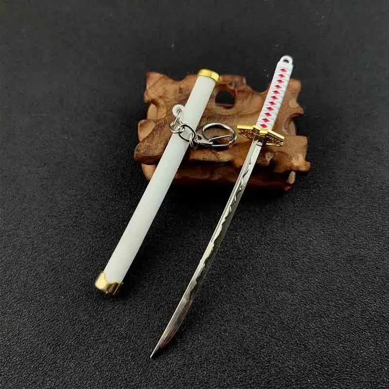 Mini Samurai Sword Scabbard Keychain Katana Cosplay