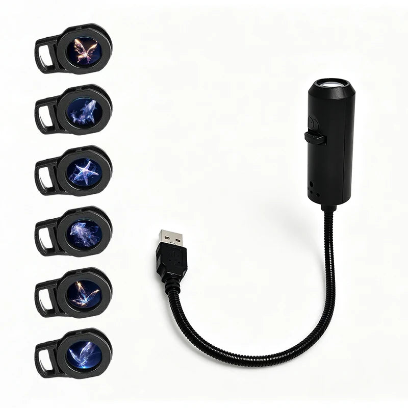 Replaceable Slides Projector Light