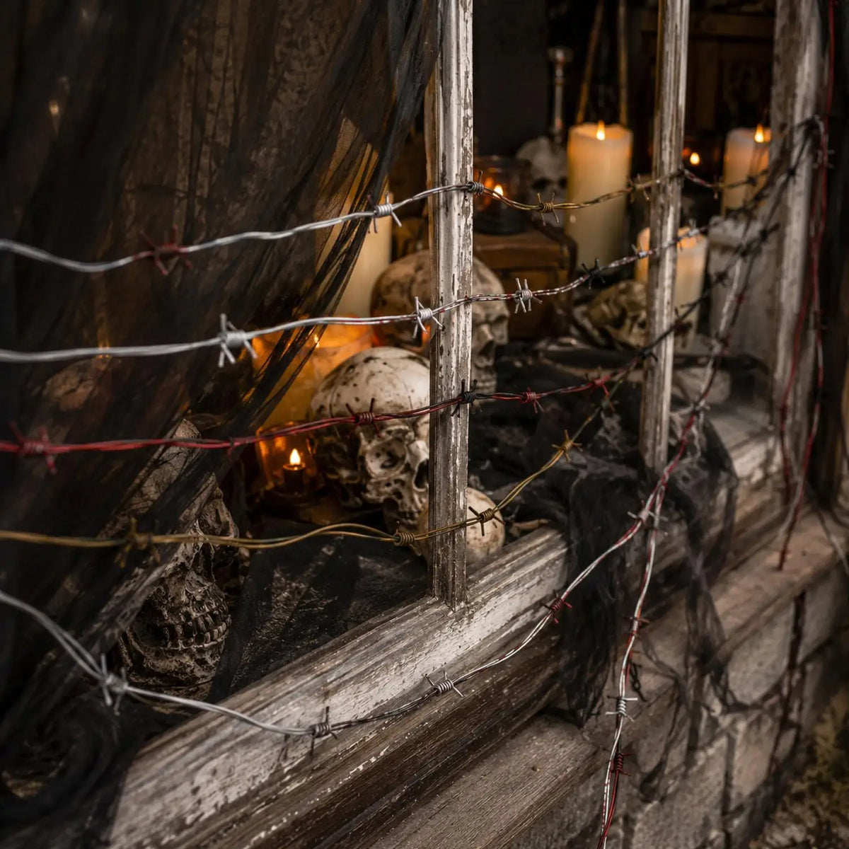 Simulation Fake Barbed Wire Halloween Cosplay