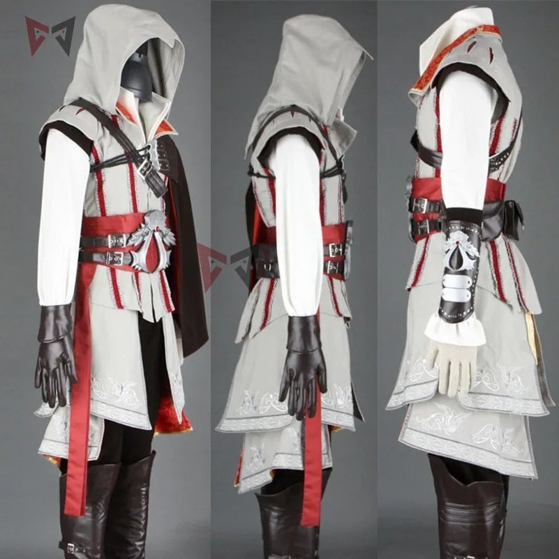 Custom Made Ezio Cosplay Costume Set for Men Women