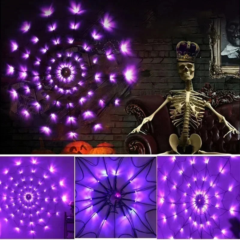 Spider Web Light Halloween Cosplay