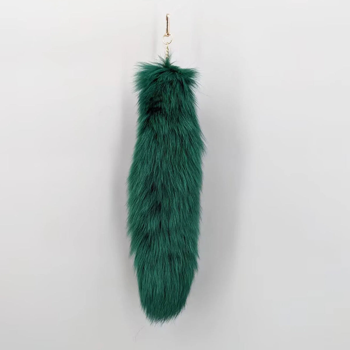 Natural Fox Fur Tail Keychain Cosplay Accessory