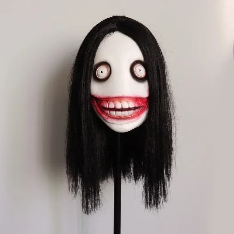 Horror Jeff The Killer Latex Mask Halloween Cosplay