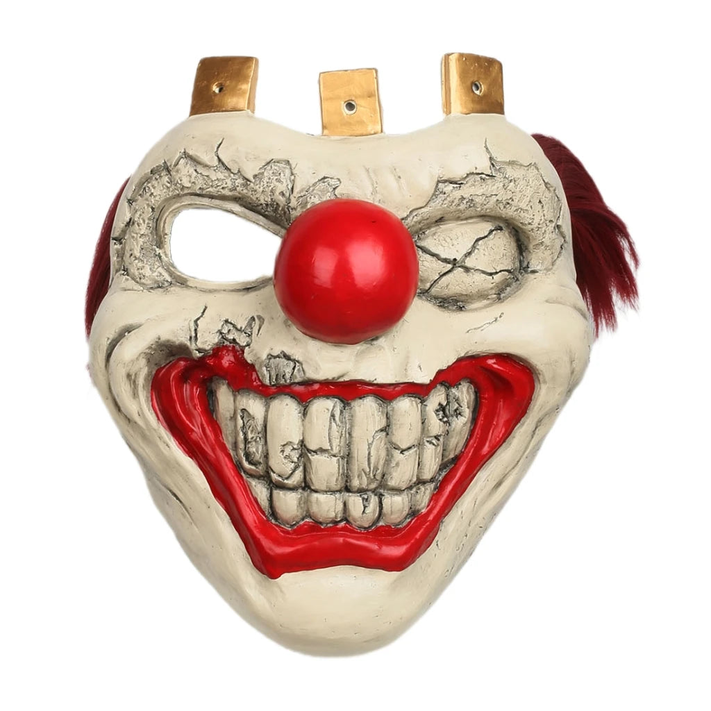 Twisted Metal Sweet Tooth Killer Clown Resin Mask Halloween Cosplay