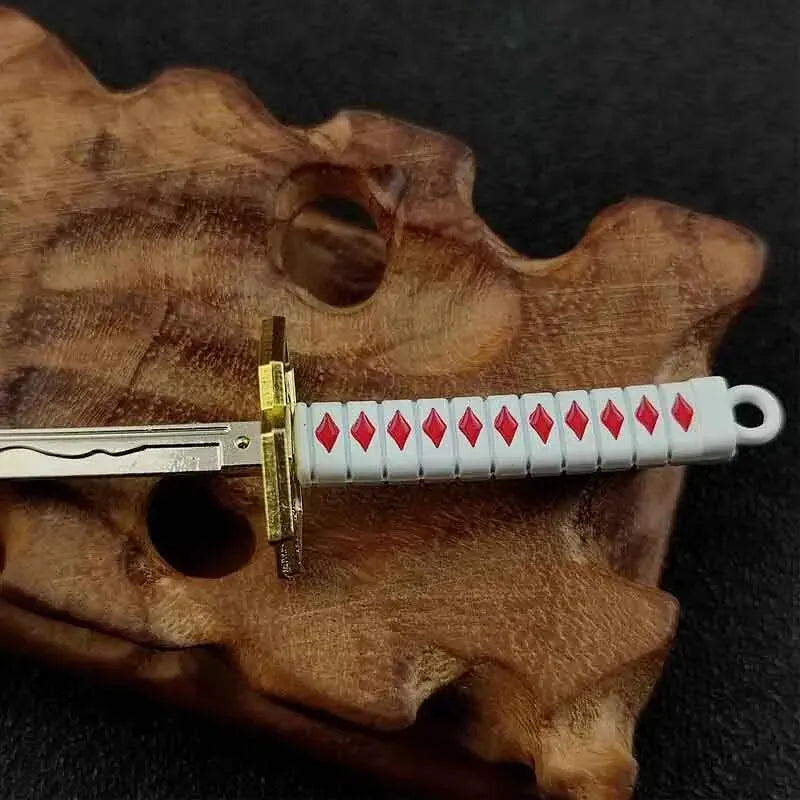 Mini Samurai Sword Scabbard Keychain Katana Cosplay