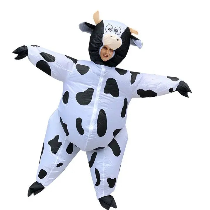 Adult Cow Monster Inflatable Costume Halloween Cosplay Suit