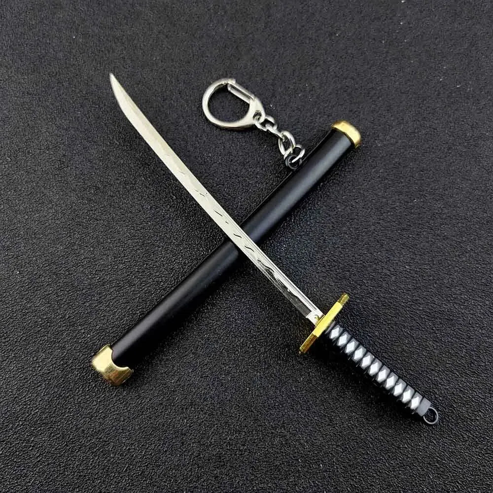 Mini Samurai Sword Scabbard Keychain Katana Cosplay