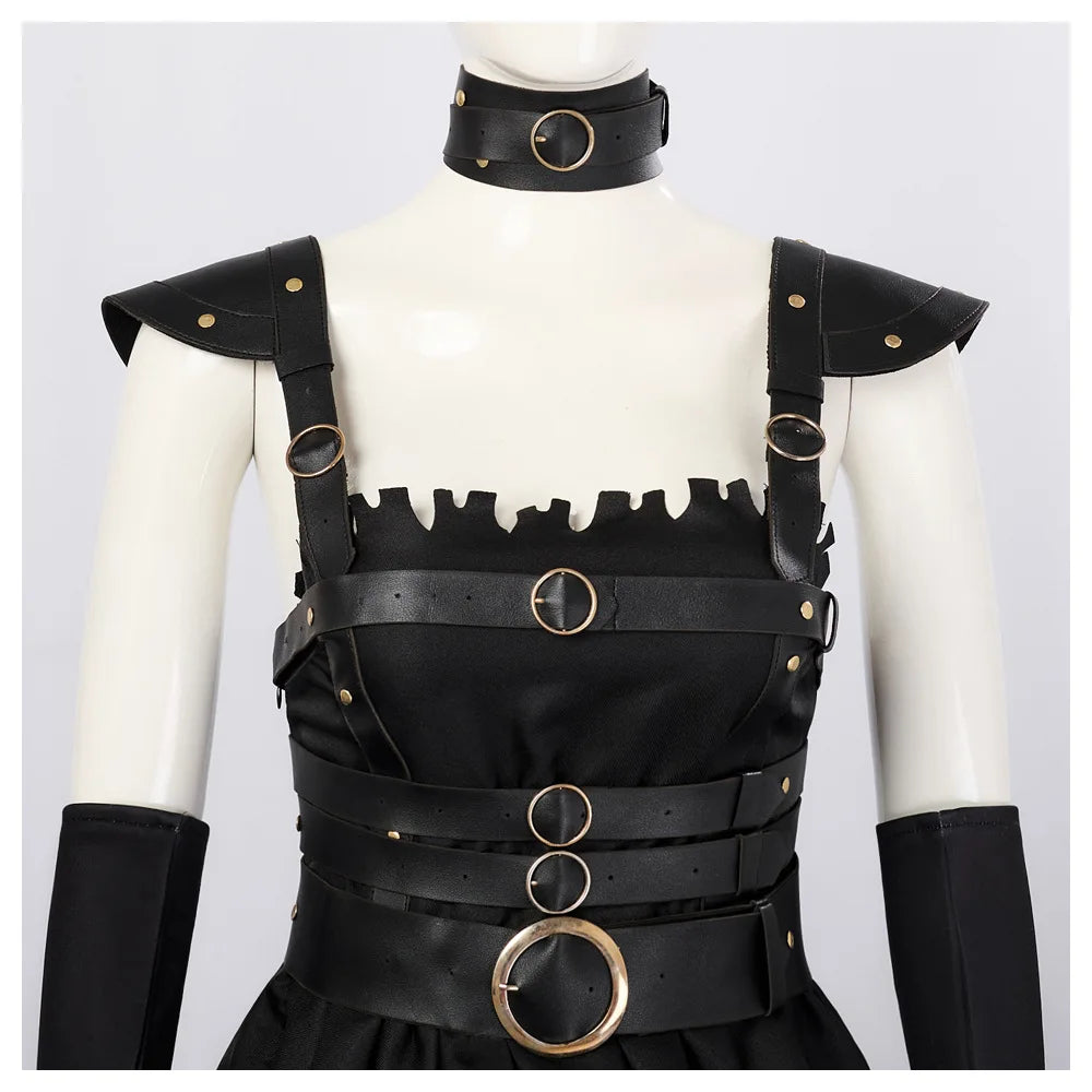 Movie Horror Beauty Edward Cosplay Fantasy Dress Scissorhand Cosplay Costume Adult Women Halloween Roleplay Full Set Clothes
