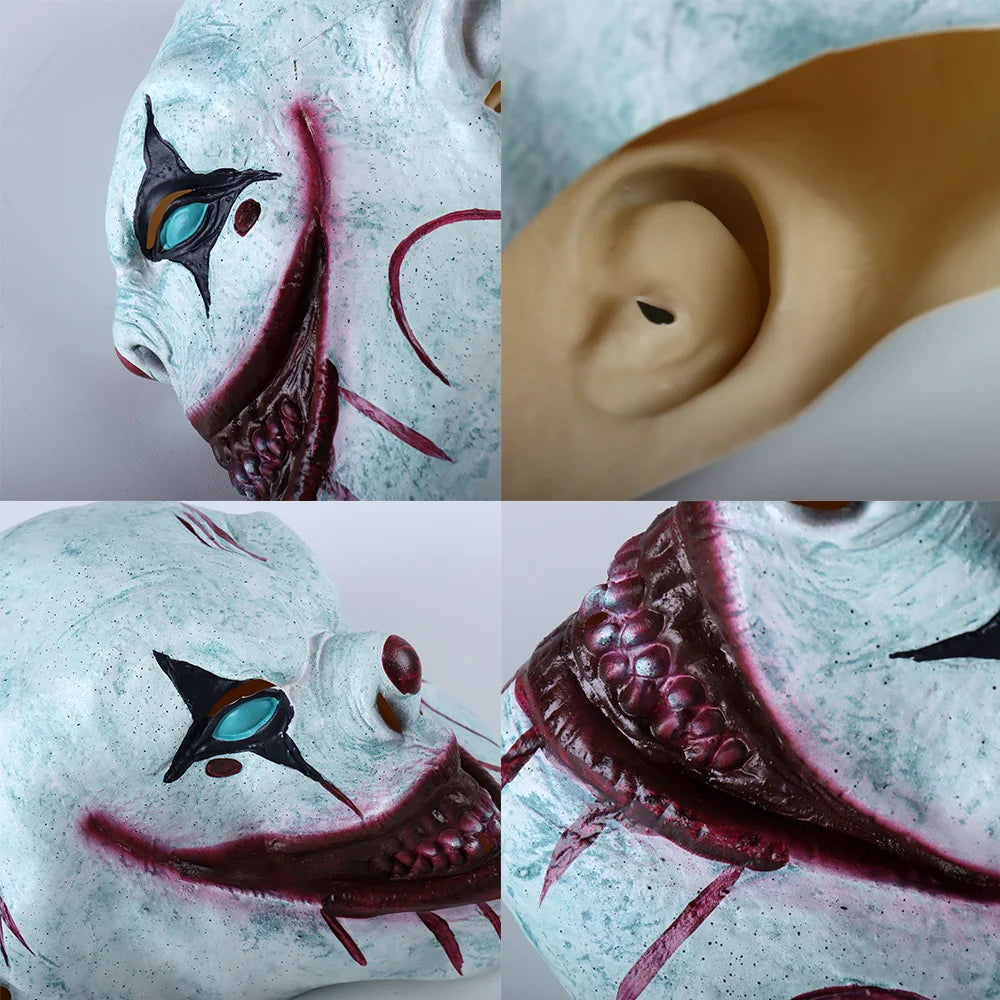 Horror Bloody Clown Latex Mask Halloween Cosplay