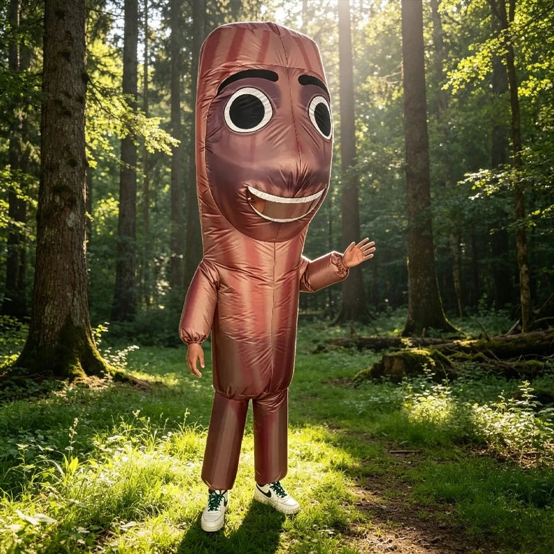 Wooden Stick Man Tung Sahur Costume