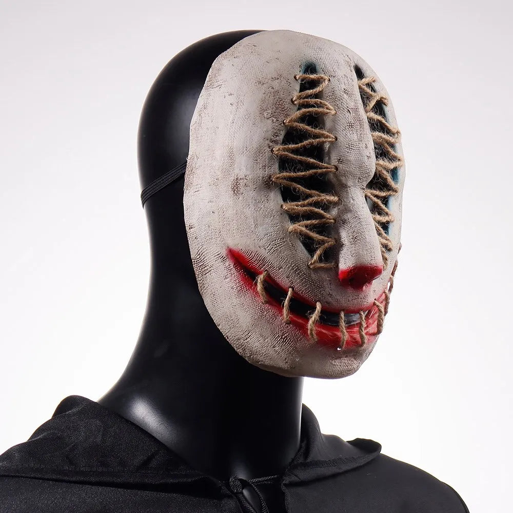 Horror Devil Clown Latex Mask Halloween Cosplay