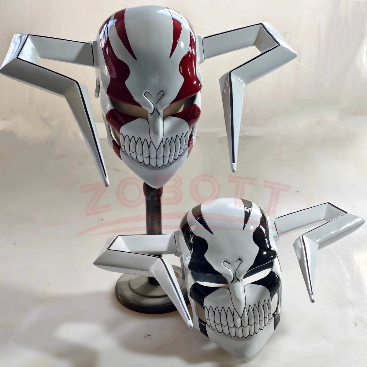 Japanese Anime Grim Reaper Kurosaki Ichigo Void Mask Bull Head Helmet Festival Ball Cosplay Party Face Mask For Men Women