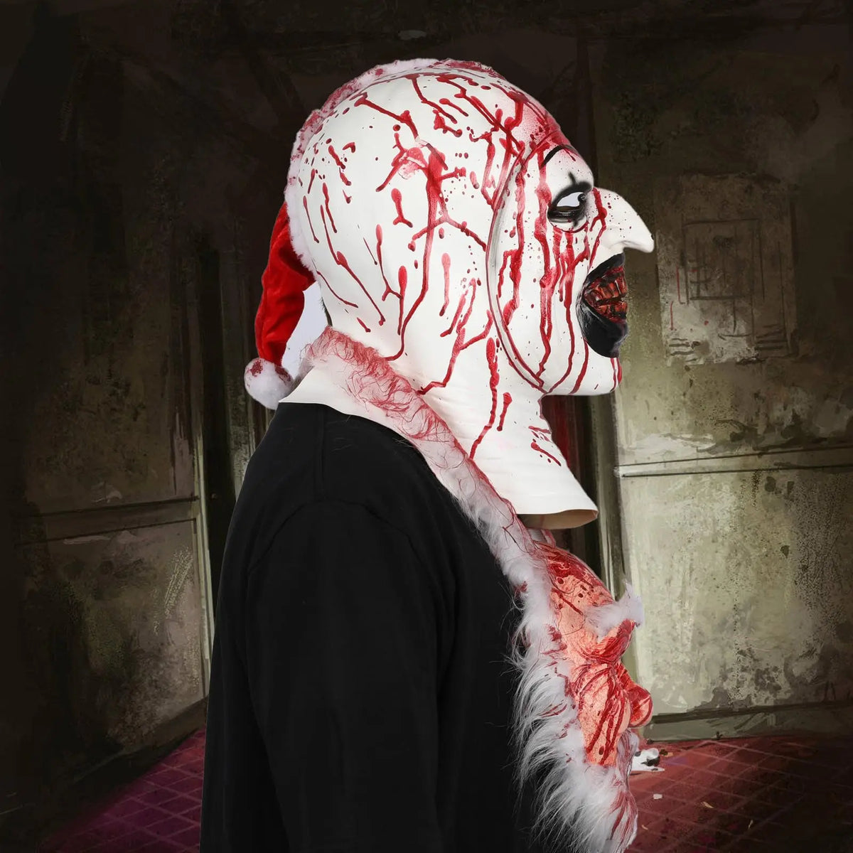 Horror Art The Clown Bloody Killer Mask Halloween Cosplay
