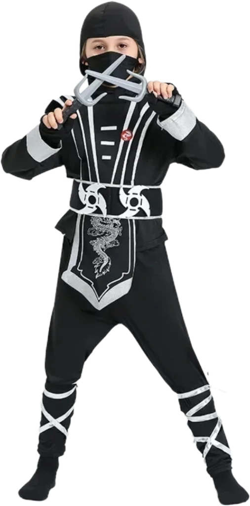 Anime Girls Boys Ninja Costume