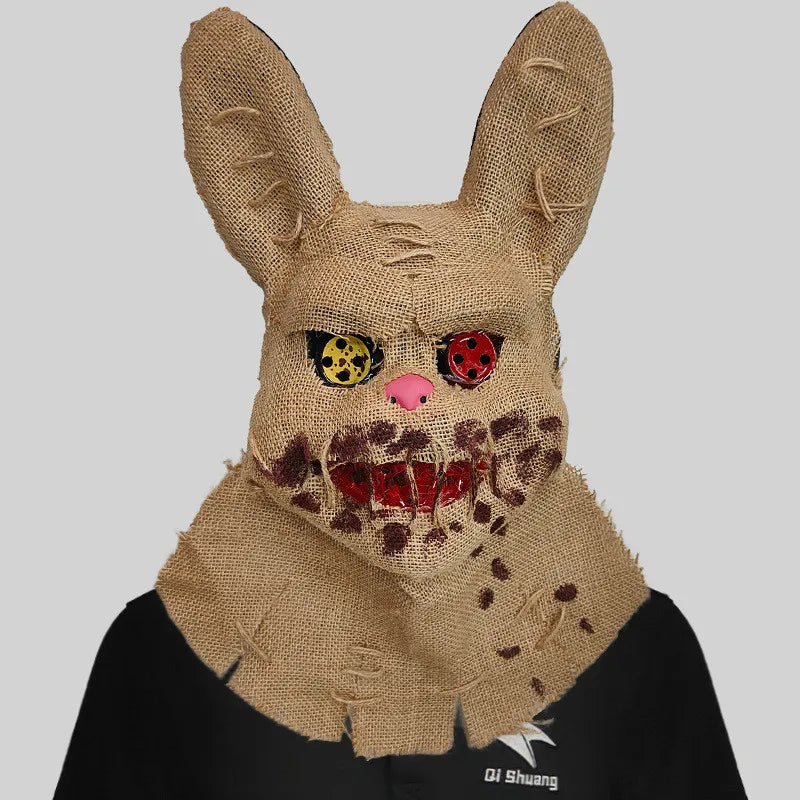 Horror Bloody Killer Sackcloth Mask Halloween Cosplay