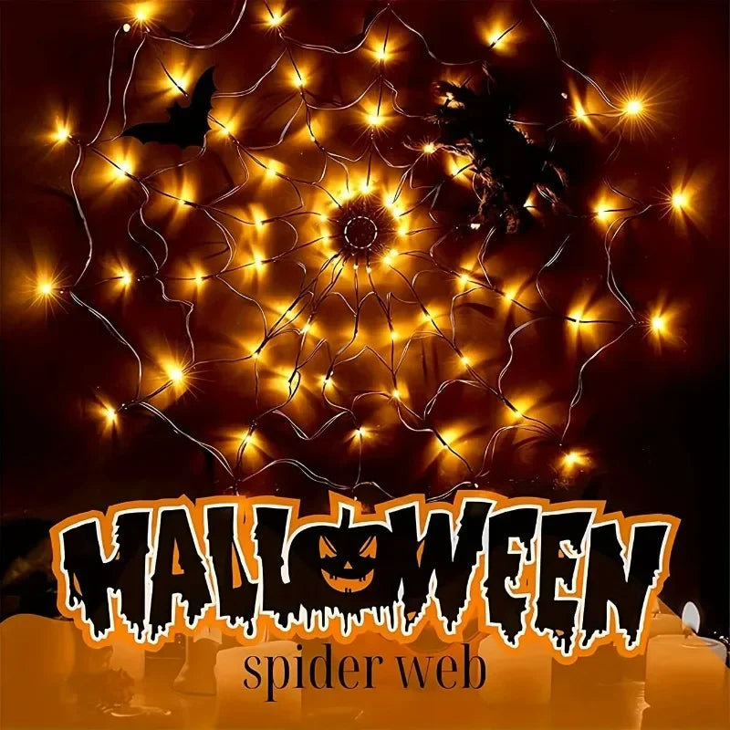 Spider Web Light Halloween Cosplay