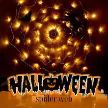 Spider Web Light Halloween Cosplay