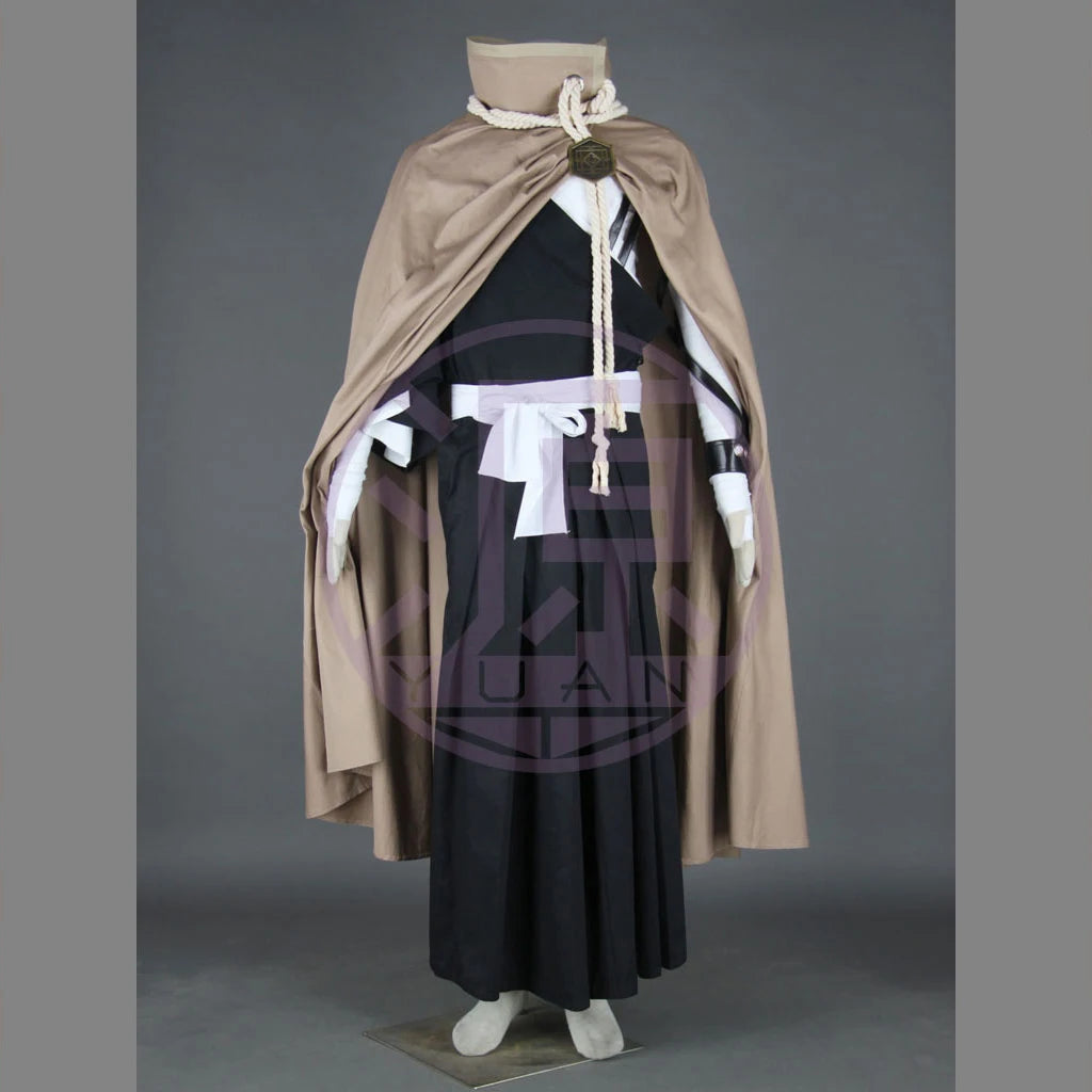 Anime Bleach Kurosaki Ichigo Cosplay Costumes Die Pa Uniform Kendo Pants Black Top Cape Halloween Carnival Party Suit