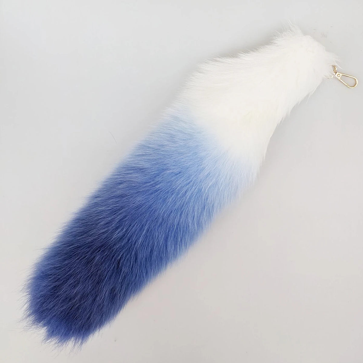 Natural Fox Fur Tail Keychain Cosplay Accessory