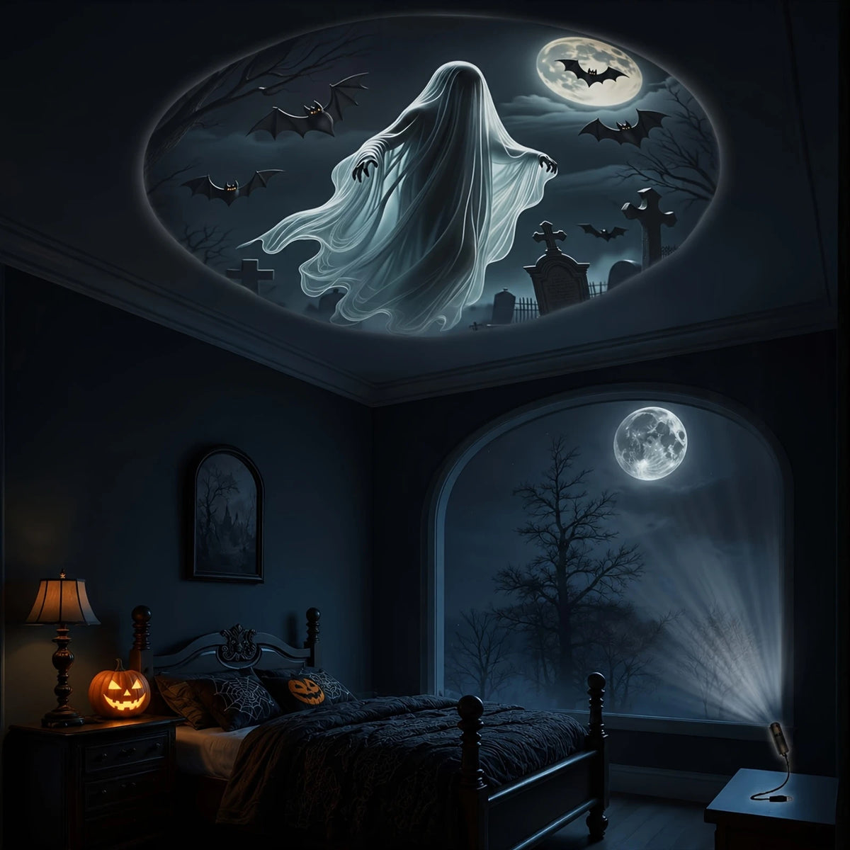 USB LED Projection Lamp,3/6pcs Patterns Light