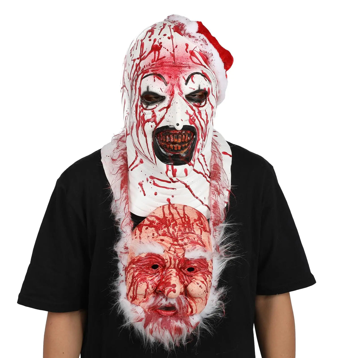 Horror Art The Clown Bloody Killer Mask Halloween Cosplay