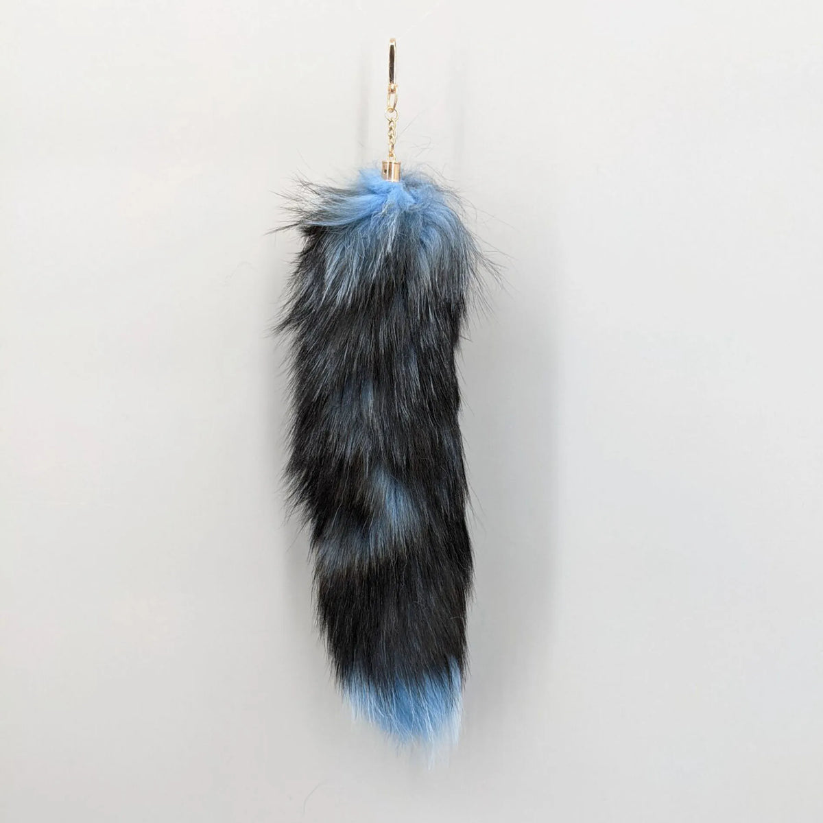 Natural Fox Fur Tail Keychain Cosplay Accessory