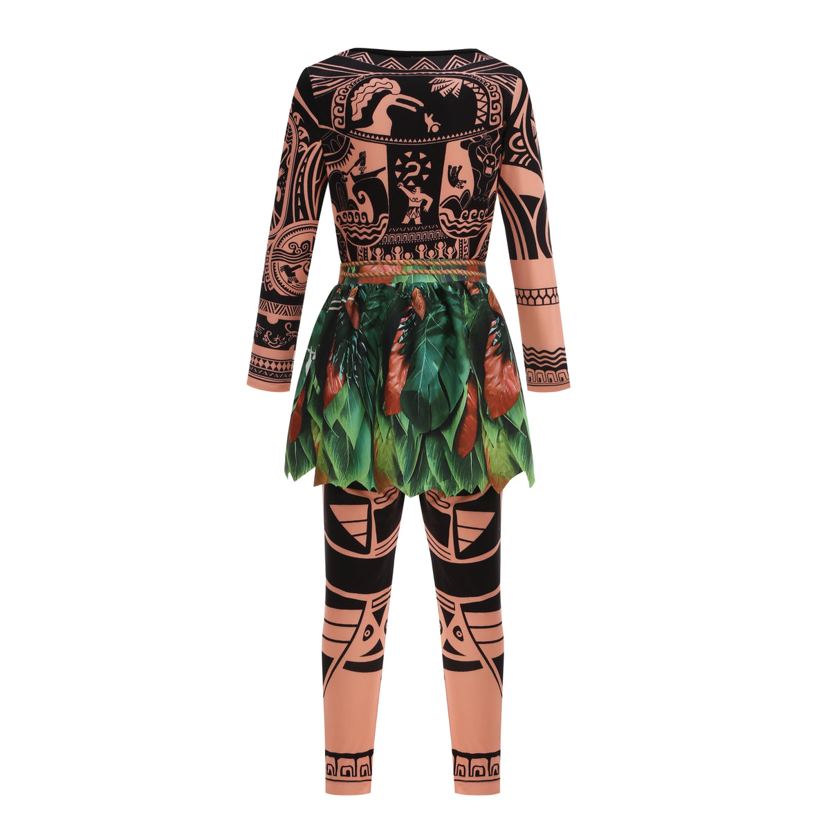 Kids Maui Tattoo Costume Set Halloween Cosplay