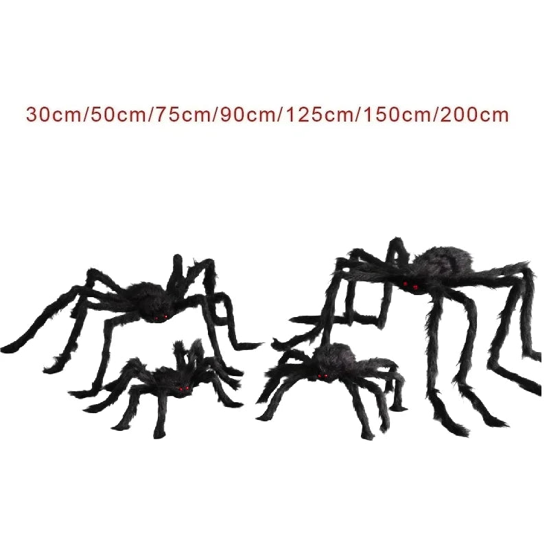 Plush Spider Horror Decoration
