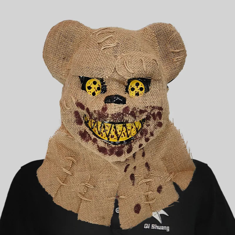 Horror Bloody Killer Sackcloth Mask Halloween Cosplay