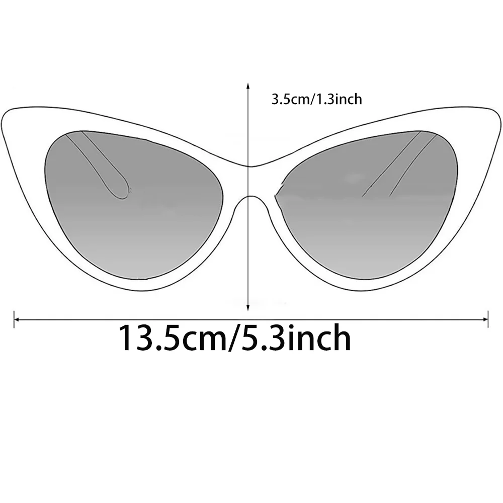 Cat Eye Spiderweb Sunglasses Gothic Halloween Cosplay