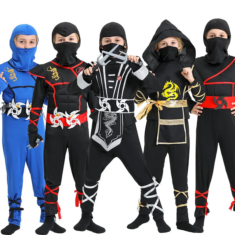 Anime Girls Boys Ninja Costume