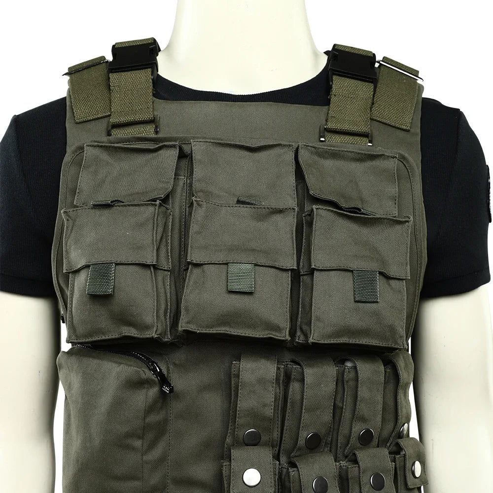Green Carlos Oliveira Cosplay Costume Vest Pants Full Set and Individual Items Are Sold Halloween Comic Con Outfit Custom Made