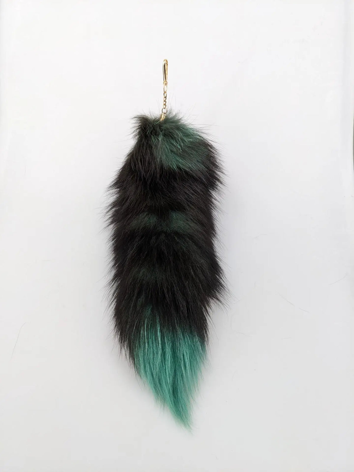 Natural Fox Fur Tail Keychain Cosplay Accessory