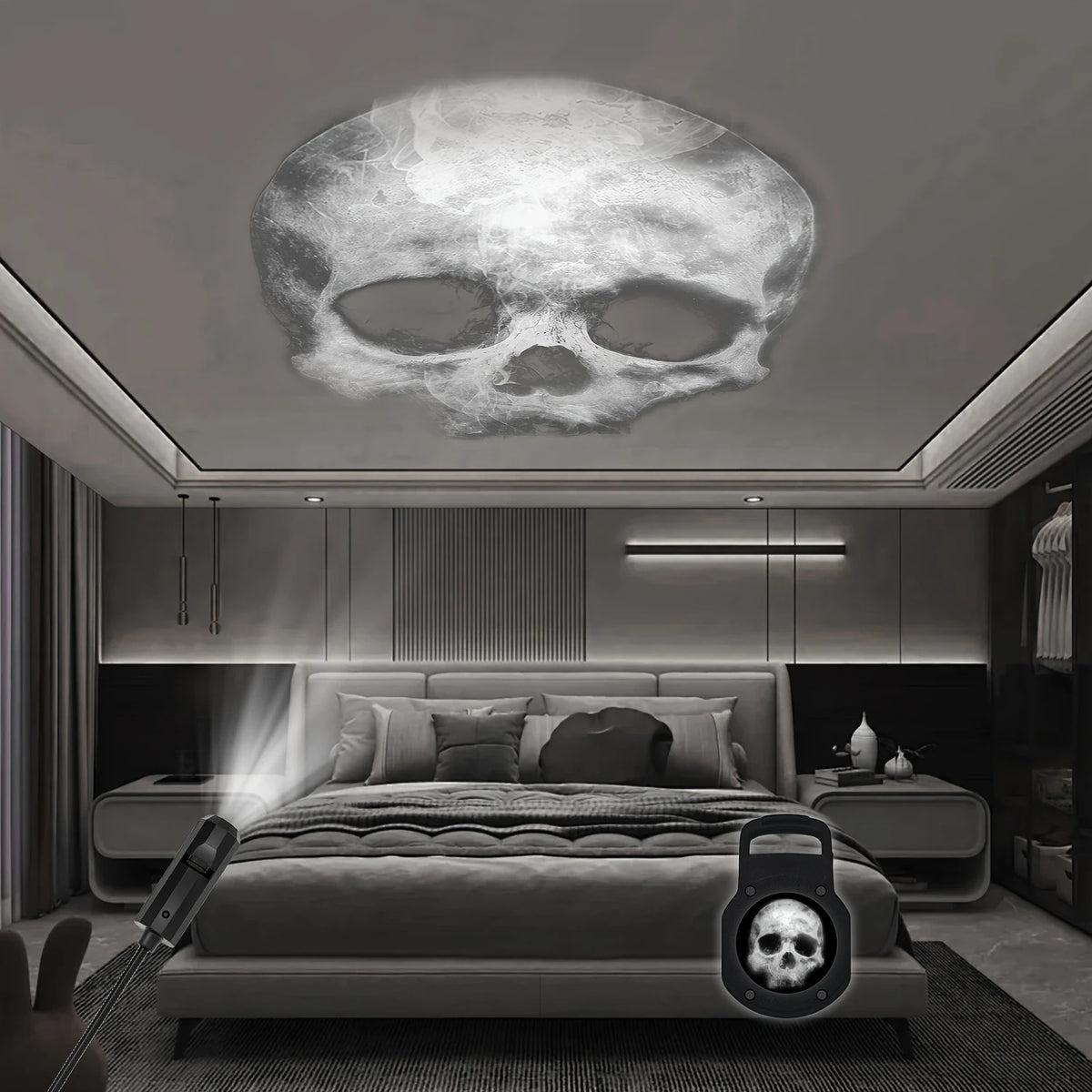 USB LED Projection Lamp,3/6pcs Patterns Light