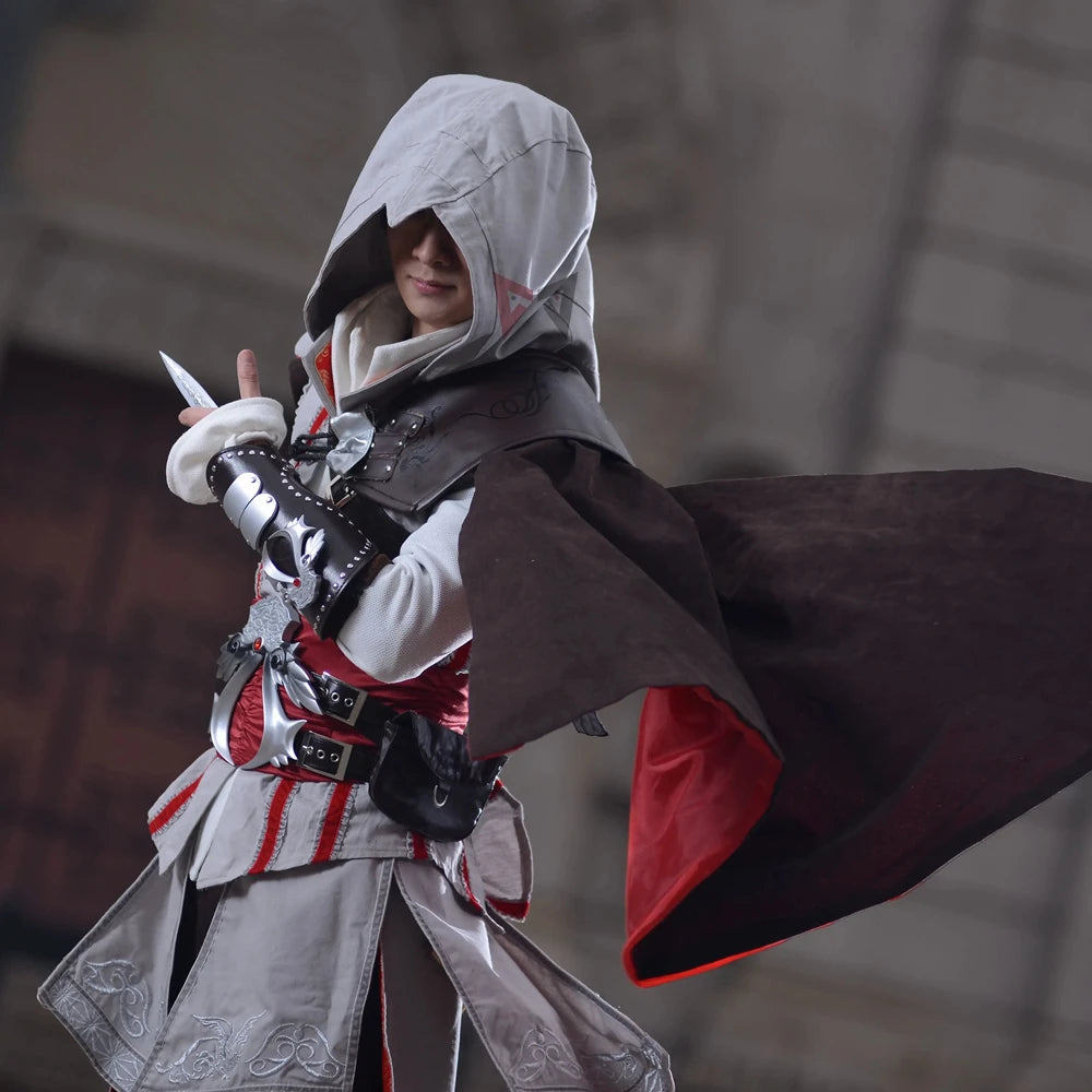 Custom Made Ezio Cosplay Costume Set for Men Women