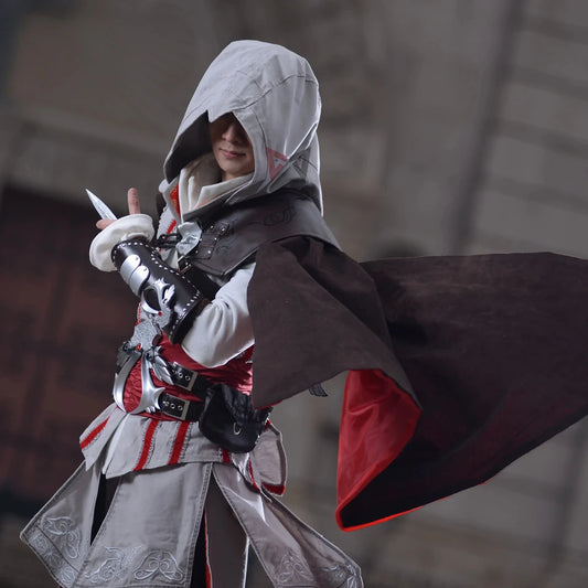 Custom Made Ezio Cosplay Costume Set for Men Women