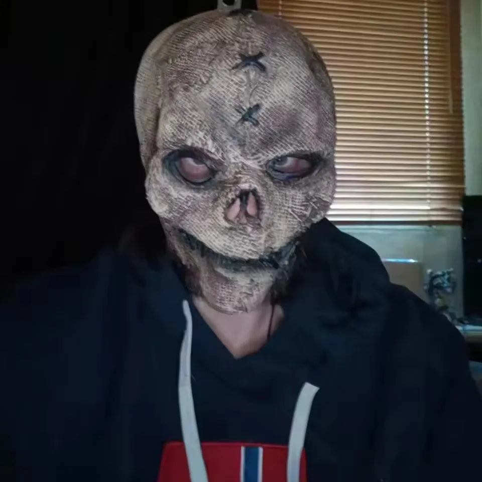 Horror Killer Skull Latex Mask Halloween Cosplay