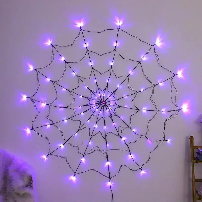 Spider Web Light Halloween Cosplay