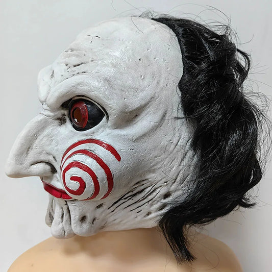 Horror Jigsaw Saw X Demon Latex Mask Halloween Cosplay