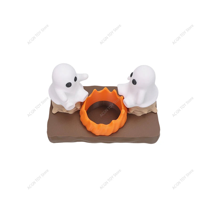 3D Printed Ghost Campfire LED Night Light Halloween Cosplay