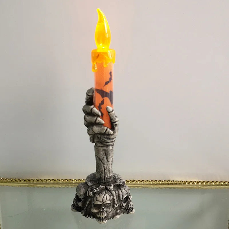 Halloween Skeleton Ghost Pumpkin Party Candle Decoration Halloween Cosplay