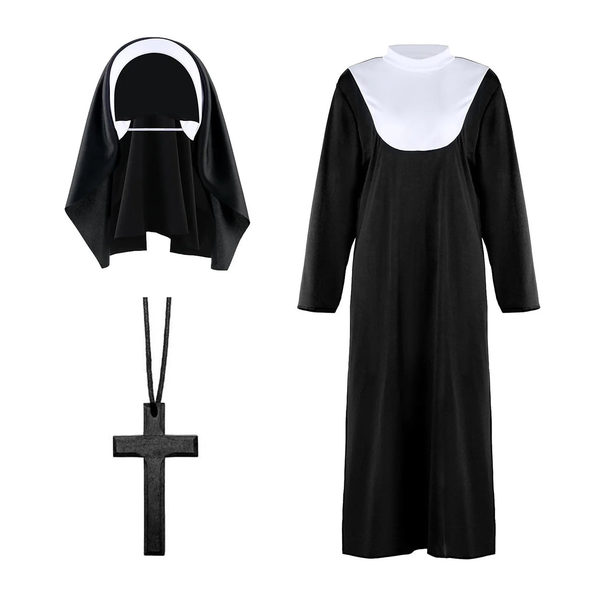Classic Nun Halloween Costume – Spooky Party Look