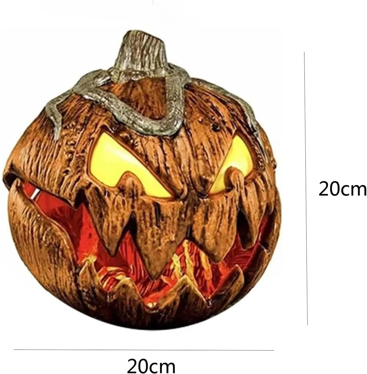 Halloween Pumpkin Lighting Extendable Lantern Halloween Decor,Mouth Open Halloween Pumpkin Lights Scary Party Decorations
