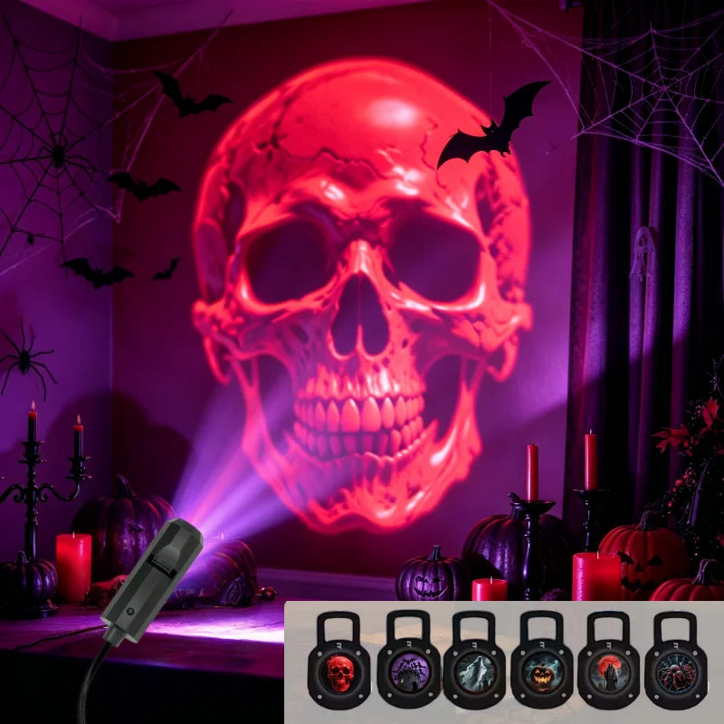USB LED Projection Lamp,3/6pcs Patterns Light