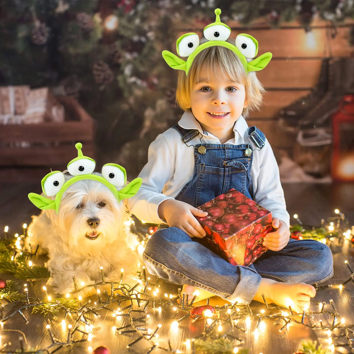Three-Eyed Alien Plush Monster Headband Halloween Cosplay