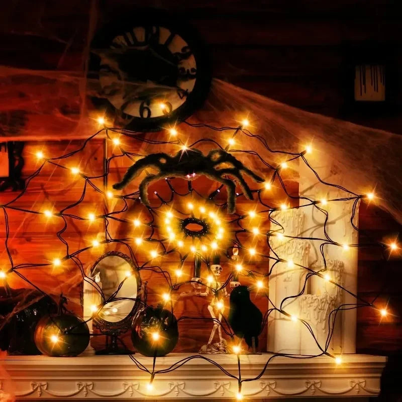 Spider Web Light Halloween Cosplay