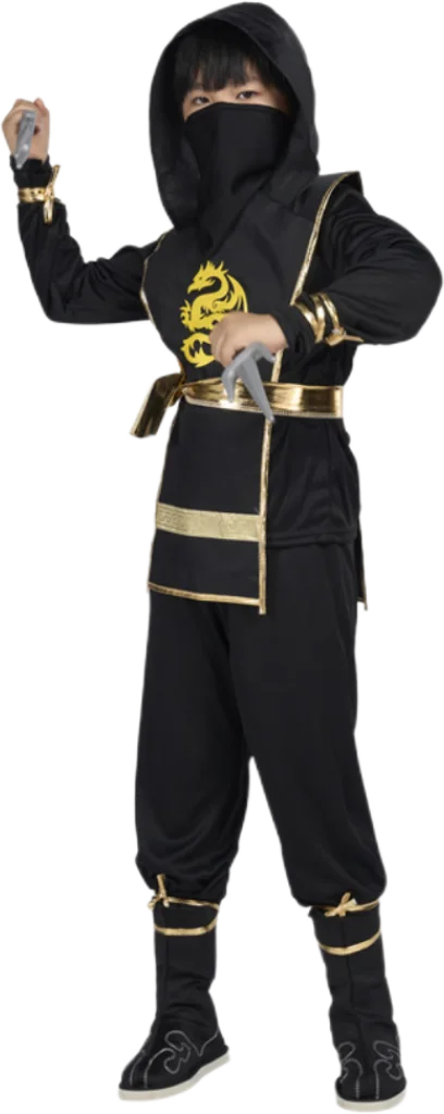 Anime Girls Boys Ninja Costume